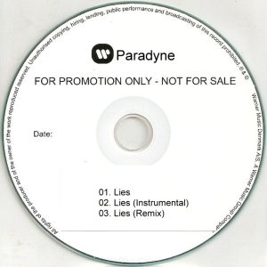 Paradyne - Lies (Demo Promo CDS)