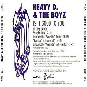 Heavy D. & The Boyz - Is It Good To You (Promo)