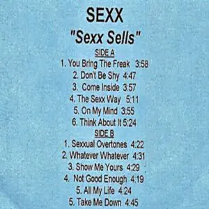 Sexx - Sexx Sells (Cassette Promo)