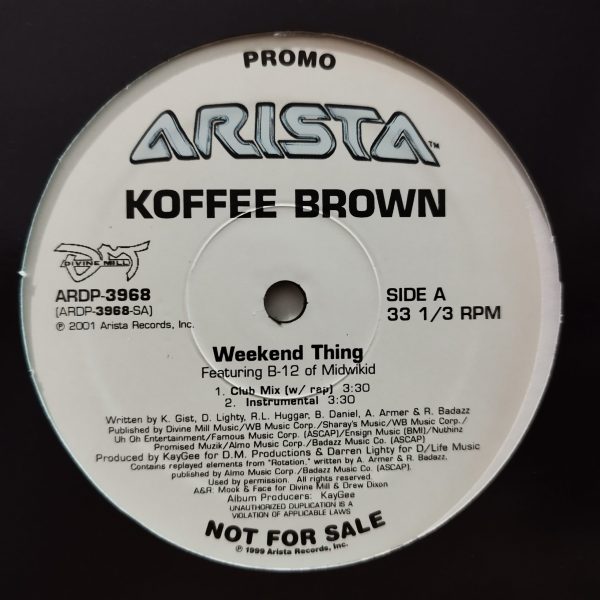 Koffee Brown Featuring B-12 - Weekend Thing - Image 2