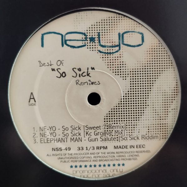 Ne-Yo - Best Of So Sick (Remixes) Made in Japan - Image 2