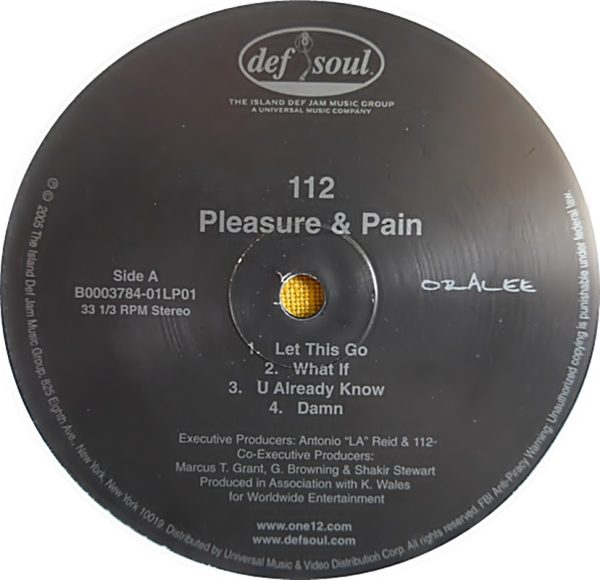 One Twelve - Pleasure & Pain (2x LP) - Image 2