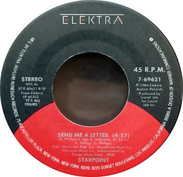 Starpoint - Object Of My Desire (7'' Single) - Imagem 4