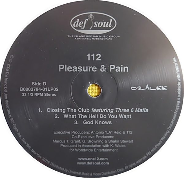 One Twelve - Pleasure & Pain (2x LP) - Image 5