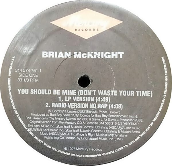 Brian McKnight Feat. Mase - You Should Be Mine (Don't Waste Your Time) - Image 3