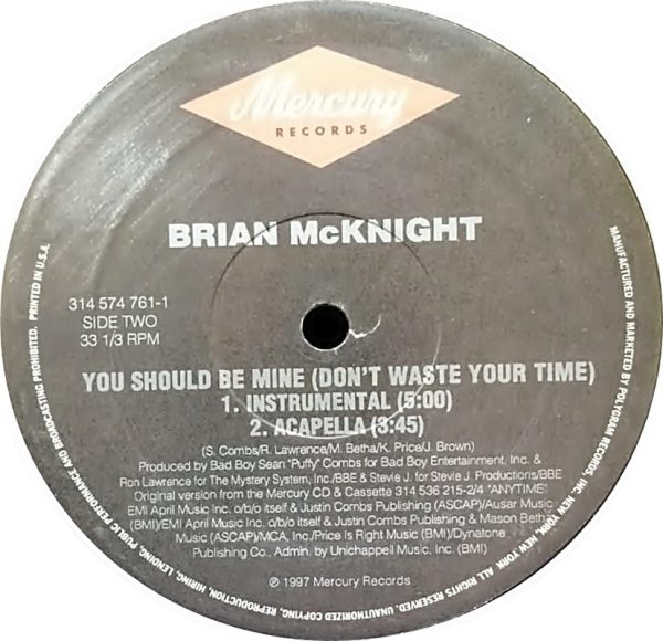 Brian McKnight Feat. Mase - You Should Be Mine (Don't Waste Your Time) - Image 4